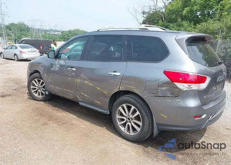 2015 Nissan Pathfinder S из США, поврежденный, VIN 5N1AR2MM2FC678352